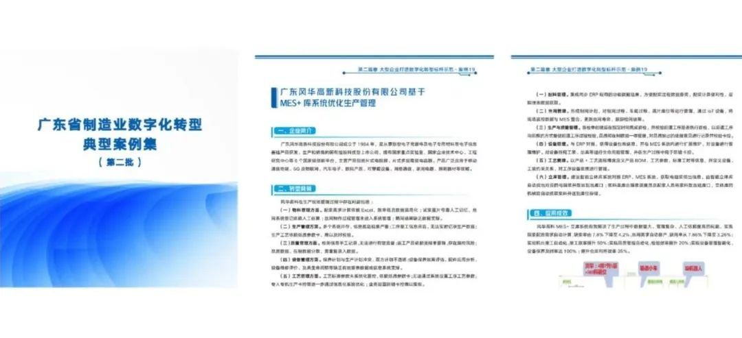 廣東省數(shù)字化轉型案例發(fā)布！風華高科一項目入選